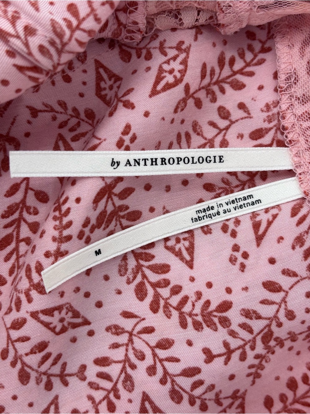 Anthropologie Blush Pink Lace Backless Midi Dress - Picture 8 of 12